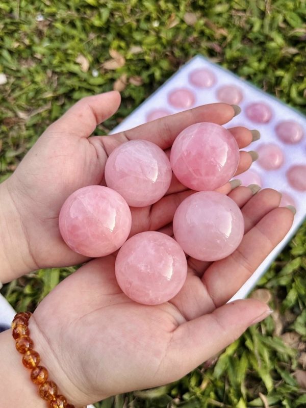 Quả Cầu Thạch Anh Hồng - Hình ảnh 4
