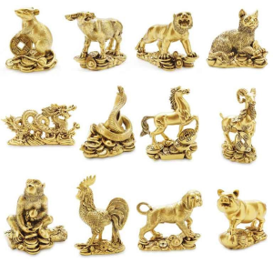 Bộ 12 Con Giáp Bằng Đồng