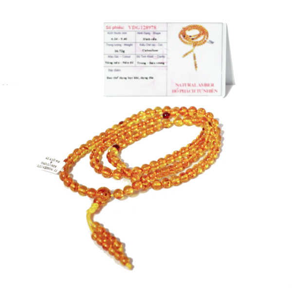 Vòng Cổ Hổ Phách