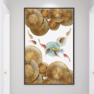 BRO5952 Tranh Cửu Ngư Hiện Đại Treo Tường