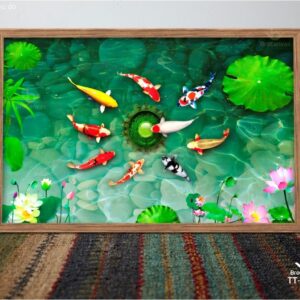 Tranh Cửu Ngư Đồ TT-1821