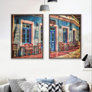 Tranh Sơn Dầu Góc Vỉa Hè BRO3264