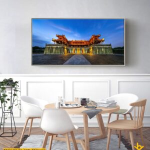 BRO6426 Tranh Phong Cảnh Tử Cấm Thành bên trong Hoàng thành ở Huế