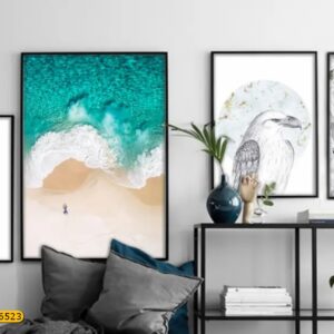 BRO6523 Tranh Biển Xanh Decor Kiểu Hiện Đại