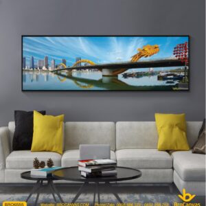 Tranh Cầu Rồng Đà Nẵng Vươn Biển Hiện Đại Đẹp BRO6555