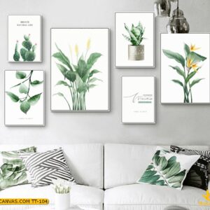 TT-104 Tranh Lá Thiên Điểu Decor Trang Trí Phòng Đẹp
