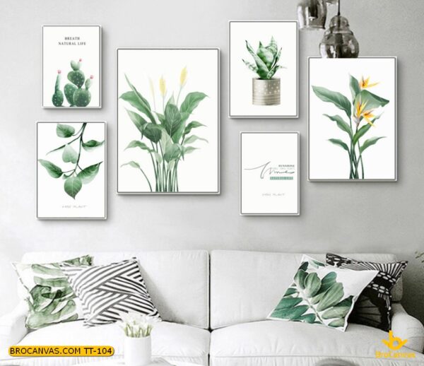 TT-104 Tranh Lá Thiên Điểu Decor Trang Trí Phòng Đẹp