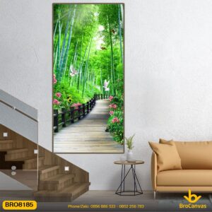 Tranh Con Đường Trong Rừng Trúc Đẹp BRO8185