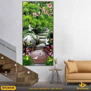 Tranh Phong Cảnh Con Đường Trong Rừng BRO8339