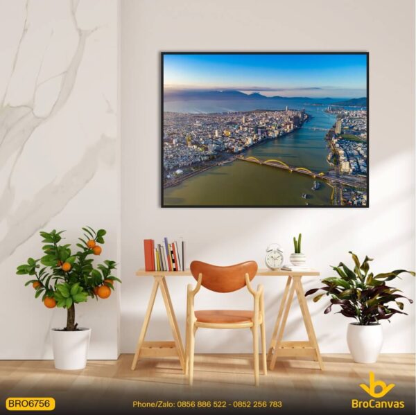 Tranh Phong Cảnh Đà Nẵng Thành Phố Của Những Cây Cầu BRO6756