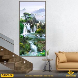 Tranh Phong Cảnh Sơn Thủy Đẹp Nhất BRO8324