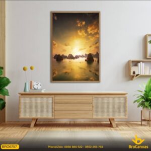 Tranh Phong Cảnh Treo Tường Vịnh Hạ Long BRO6757