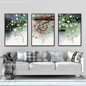 Bộ Ba Tranh Decor Hoa Trái TT-1685