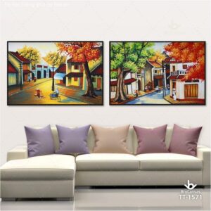 Bộ Hai Tranh Phố Cổ Hội An TT-1571