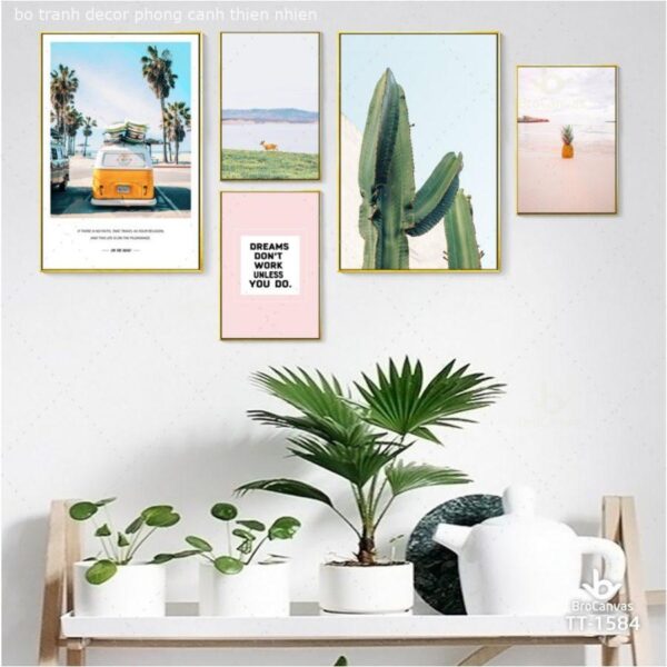 Bộ Tranh Decor Phong Cảnh Thiên Nhiên TT-1584