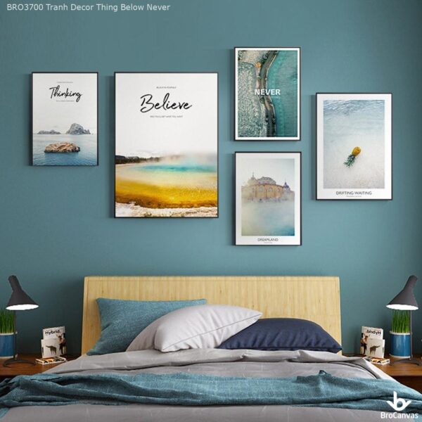 BRO3700 Tranh Decor Thing Below Never