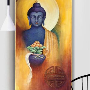 BRO3722 Tranh Phật Thích Ca Mặt Áo Cà Sa