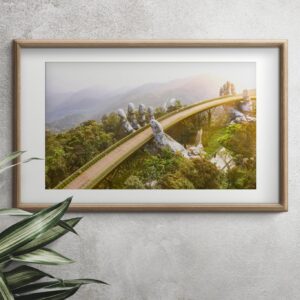 BRO4157 Tranh Cầu Vàng Đà Nẵng