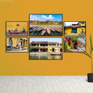 BRO4174 Bộ Tranh Thành Phố Hội An