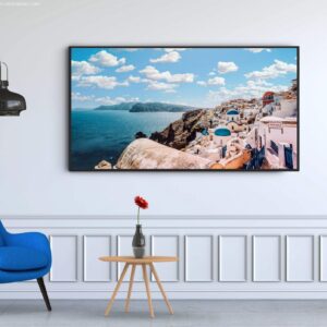 BRO4187 Tranh Thành Phố Bên Bờ Biển