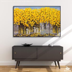 BRO4392 Tranh Sơn Dầu Tuổi Học Trò