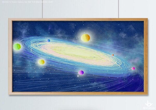 BRO4673 Tranh Galaxy Hệ Mặt Trời