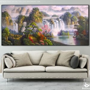 BRO4678 Tranh Sơn Dầu Tiên Cảnh