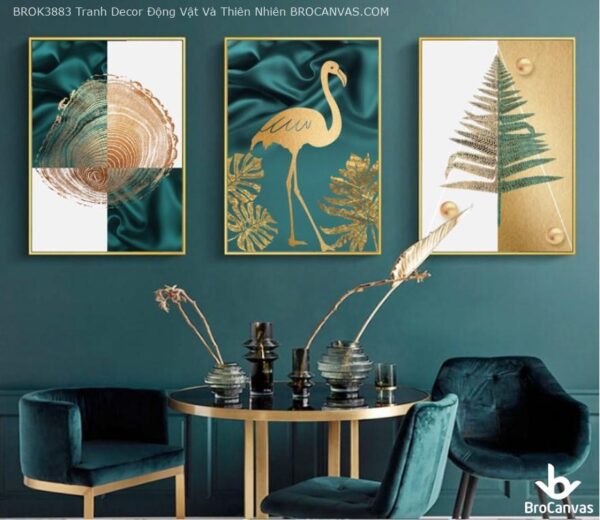 BROK3883 Tranh Decor Động Vật Và Thiên Nhiên