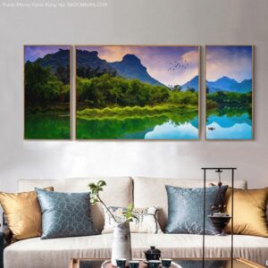 BROK3954 Tranh Phong Cảnh Rừng Núi
