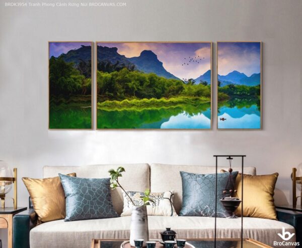 BROK3954 Tranh Phong Cảnh Rừng Núi
