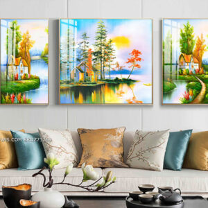 BROZ71269 Tranh Phong Cảnh Châu Âu Cổ Điển In Canvas
