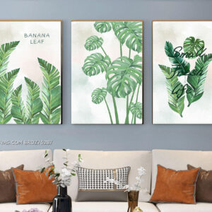 BROZ76287 Tranh Những Chiếc Lá Nhiệt Đới Tropical