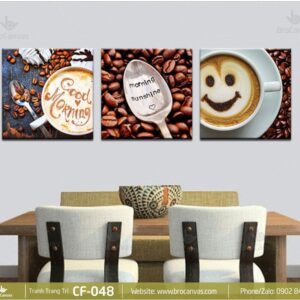 Tranh Trang Trí Cafe: “Decor Quán Cà Phê Đẹp” CF-048