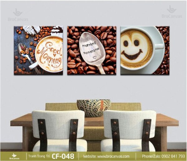 Tranh Trang Trí Cafe: “Decor Quán Cà Phê Đẹp” CF-048