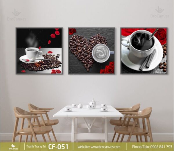 Tranh Trang Trí Cafe: “Decor Quán Cà Phê Đẹp” CF-051