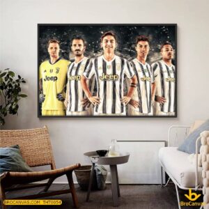 THT0054 Bức Tranh Dàn Sao Câu Lạc Bộ Bóng Đá Juventus