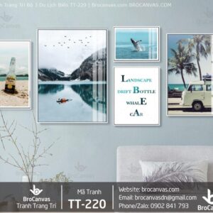 Tranh Trang Trí: “Du Lịch Biển” TT-220
