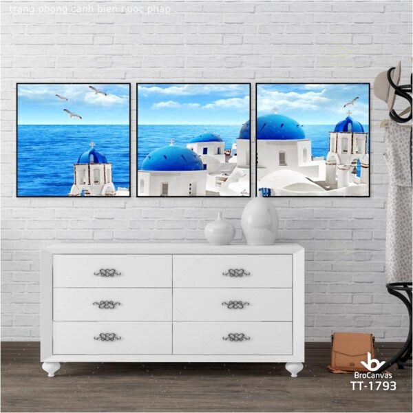 Tranh Phong Cảnh Biển Nước Pháp TT-1793