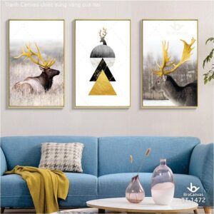 Tranh Canvas Chiếc Sừng Vàng Của Nai TT-1472