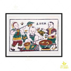 Tranh Chọi Cá TT-3081