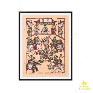 Tranh Chọi Voi TT-3084
