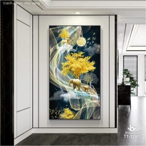 Tranh Decor Nhũ Vàng TT-1781