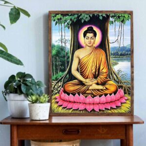 Tranh Đức Phật Dưới Tán Cây Bồ Đề TT-2034