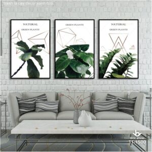 Tranh Lá Cây Decor Xanh Tươi TT-1500