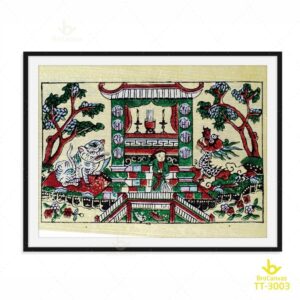 Tranh Lễ Chùa TT-3003