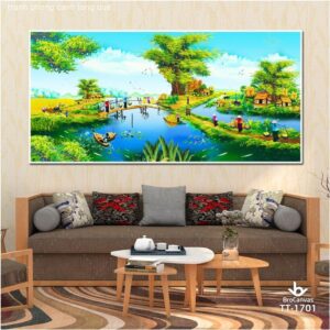 Tranh Phong Cảnh Làng Quê TT-1701