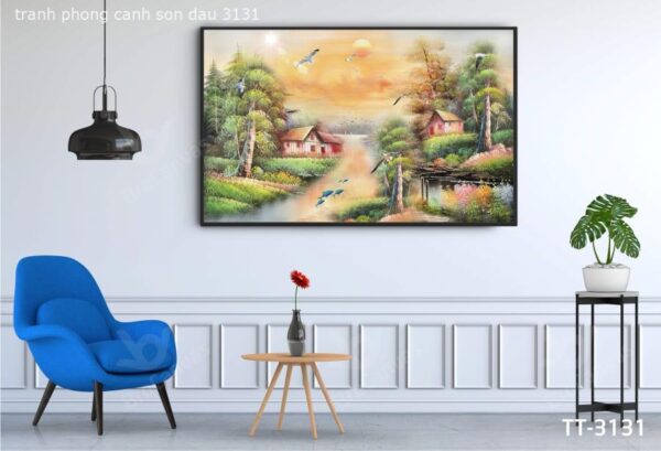 Tranh Phong Cảnh Sơn Dầu TT-3131