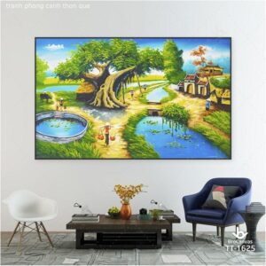 Tranh Phong Cảnh Thôn Quê TT-1625