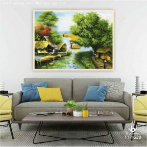 Tranh Phong Cảnh Thôn Quê Việt Nam TT-1620