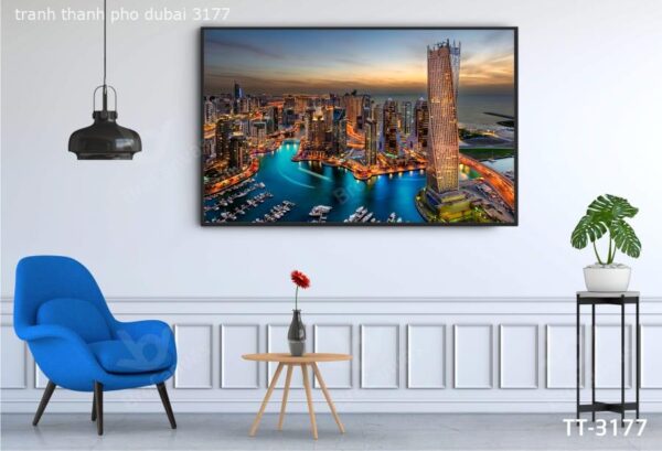 Tranh Thành Phố Dubai TT-3177